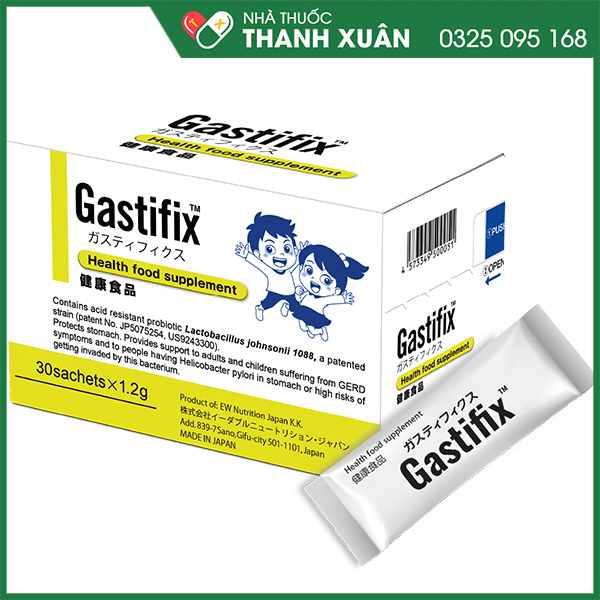 Gastifix hỗ trợ giảm acid định vị